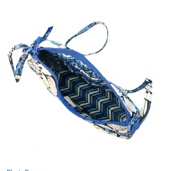 Y2K Vera Bradley Frannie Blue Bayou Small Crossbody Purse - Picture 3 of 8